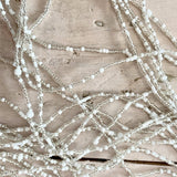 Kenyan Necklace Multi Strand White & Silver
