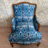Driftwood Collection Antique Reupholstered Armchair