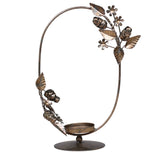 Floral Candle Holder Wreath